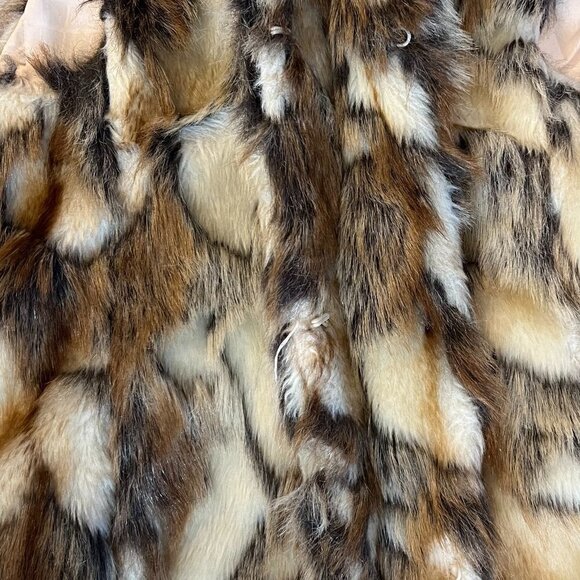Sam Edelman Faux Fur Vest Jacket Size XS Clasp Closure - Picture 6 of 8